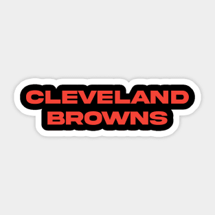 Cleveland browns Sticker